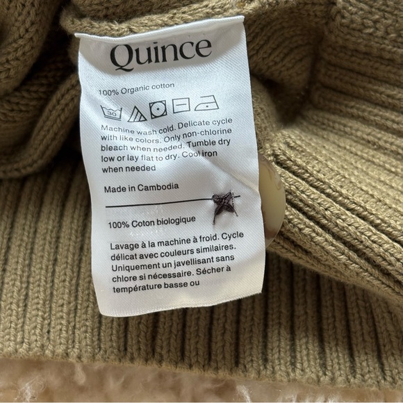 Quince Herb Green Cardigan - Picture 3 of 5